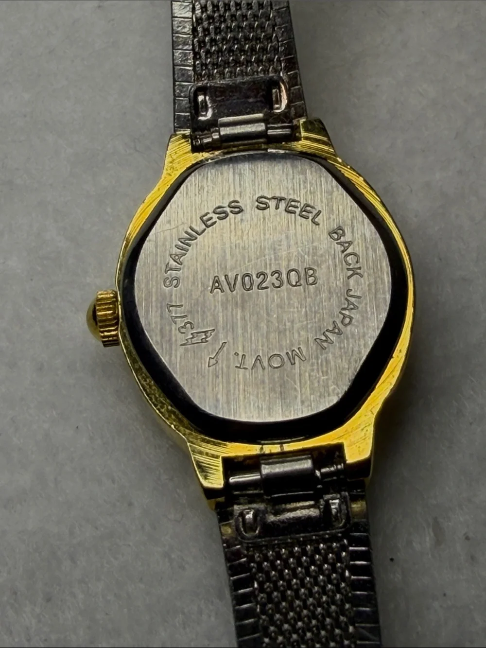 Avon Two Tone Diamond Gold Tone & Silver Tone Women's Analog Watch AV023QB